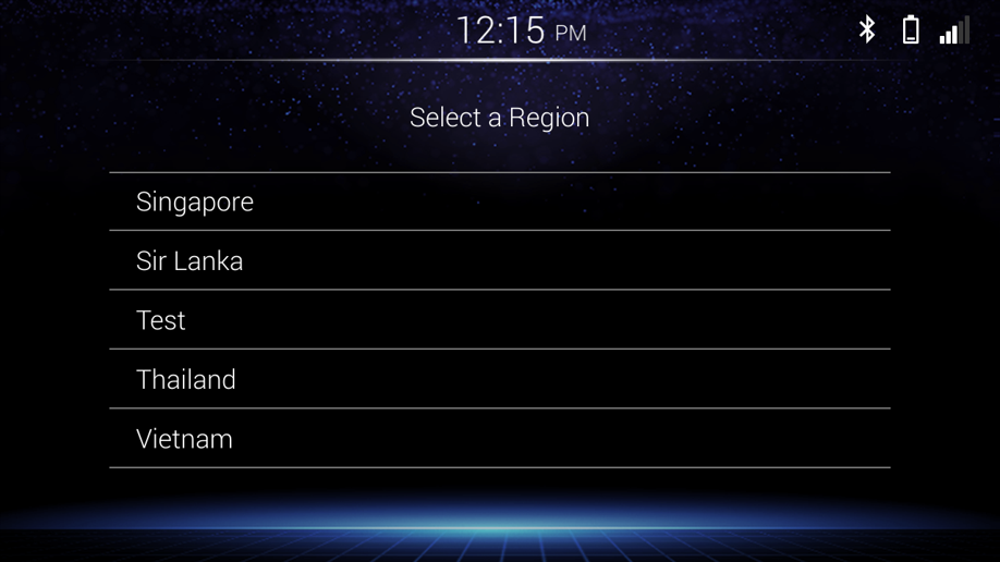 Displaying the Home Screen