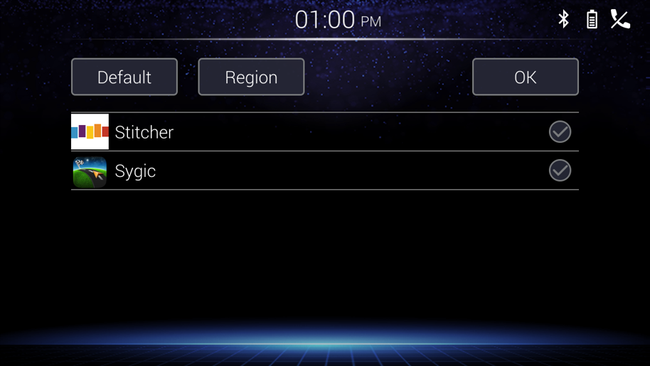 Displaying the Home Screen