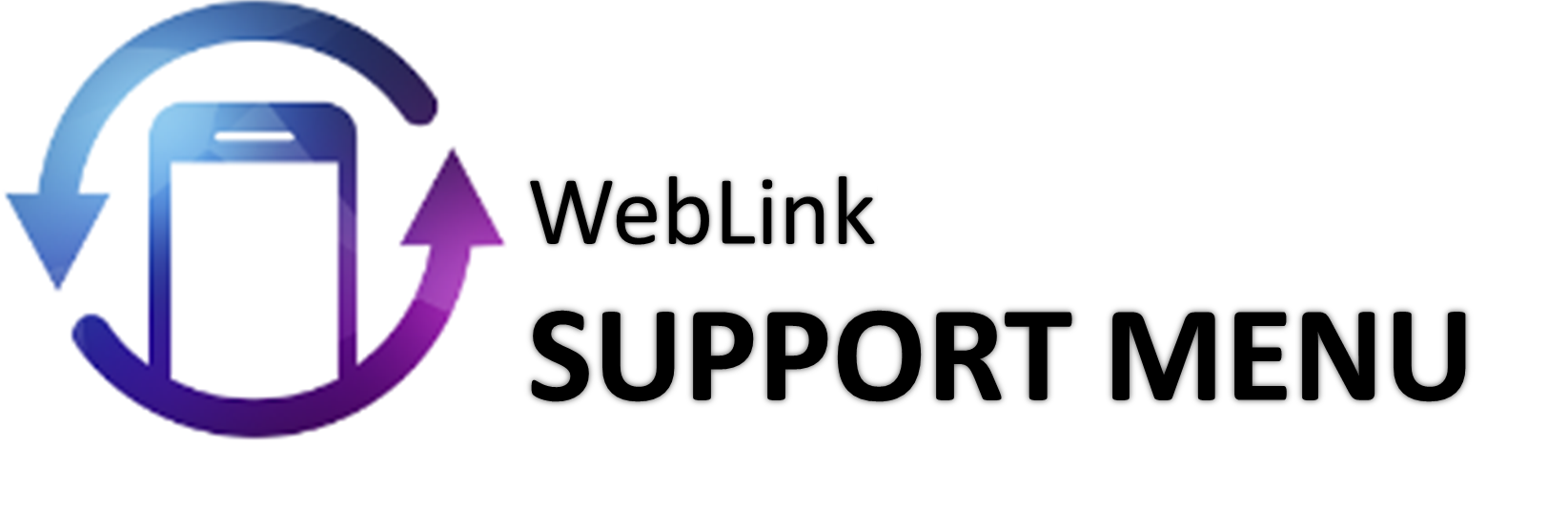 WebLink SUPPORT MENU for Asia