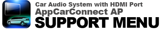 AppCarConnect AP SUPPORT MENU for Asia