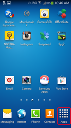 Home screen